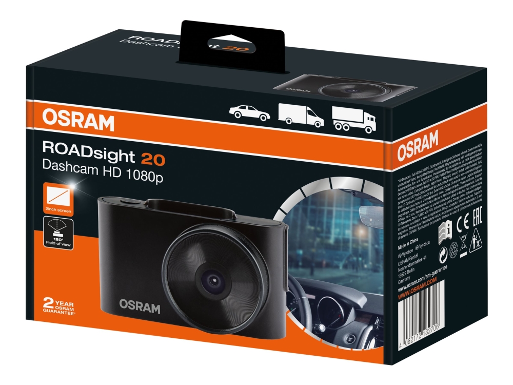 Osram Roadsight 20 Dashcam - Osram Dashcam  - 4062172182706