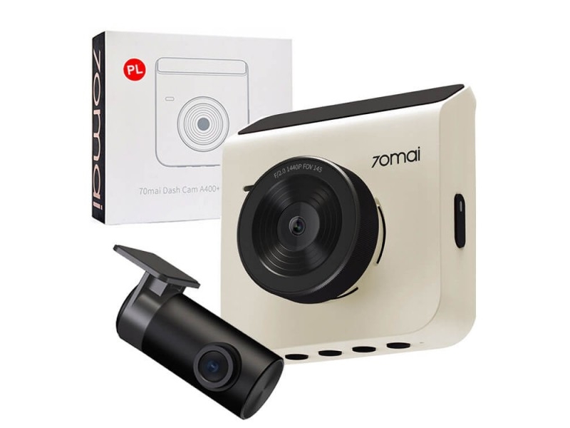 70mai Dash Cam A400 Rc09 White Dash Camera 1440p 1080p, Gps, Wifi - 70mai Dashcam  - 6971669781057
