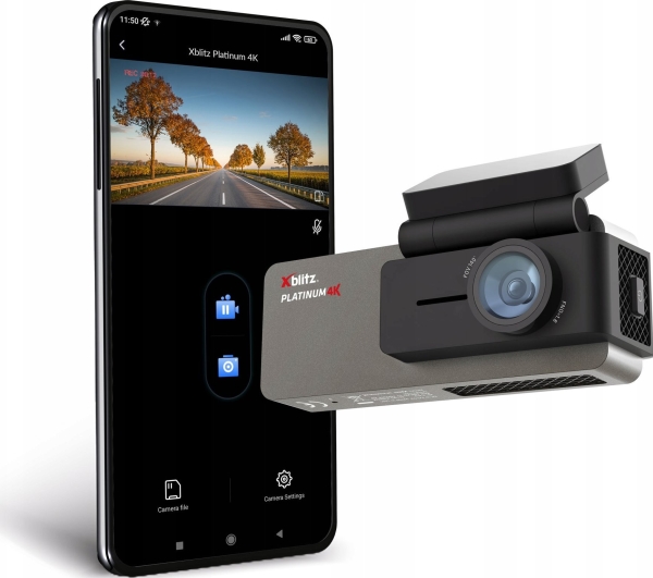Xblitz Platinum 4k Bilkamera - Xblitz Dashcam  - 5902479674131