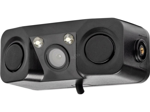 Bakkamera Med Parkeringssensorer 2in1 602 Led 12v Amio 03541 - Amio Dashcam  - 5903293035412