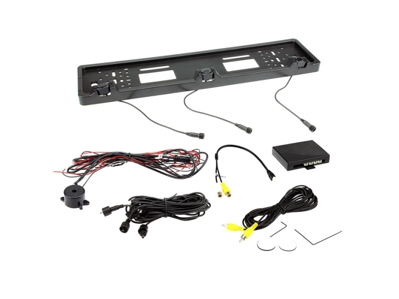 Nummerplade Holder Med Baksensor - Usorteret Dashcam  - 5055193396503