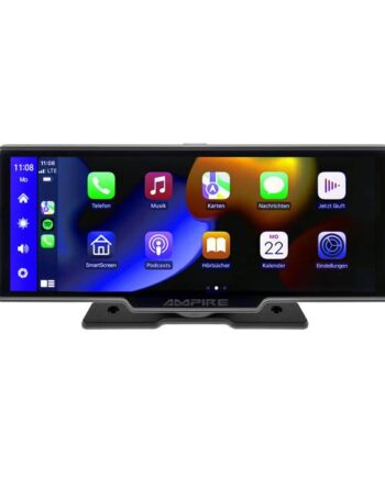 Ampire  Skærm Appel Carplay Android Auto Med Dashcam Bakkamera