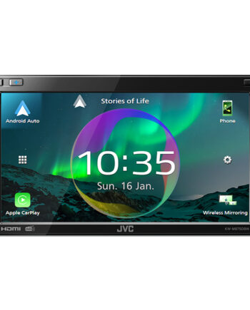 Jvc M875dbw Din Radio Trådløs Carplay Android Auto
