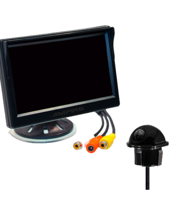 Ampire Bakkamera Sæt Med Kamera Skærm Kc403rvm050