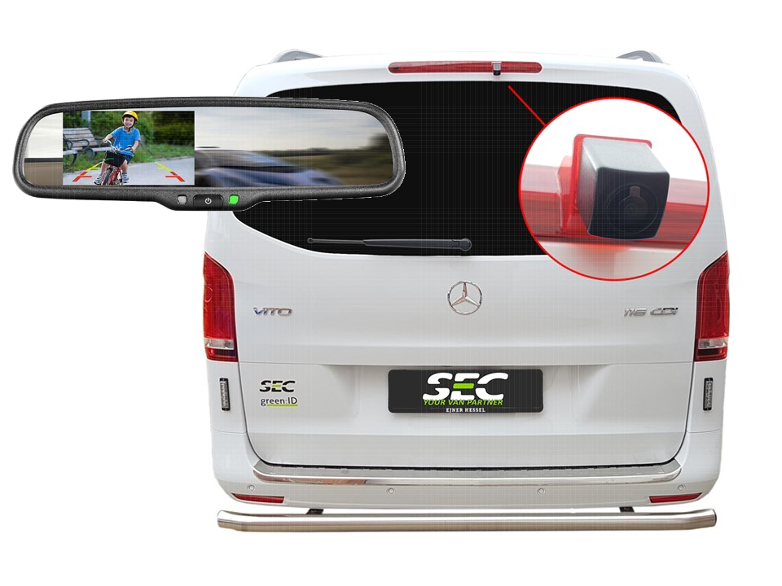 Bakkamera Kasse Kit Mercedes Vito W447 2014
