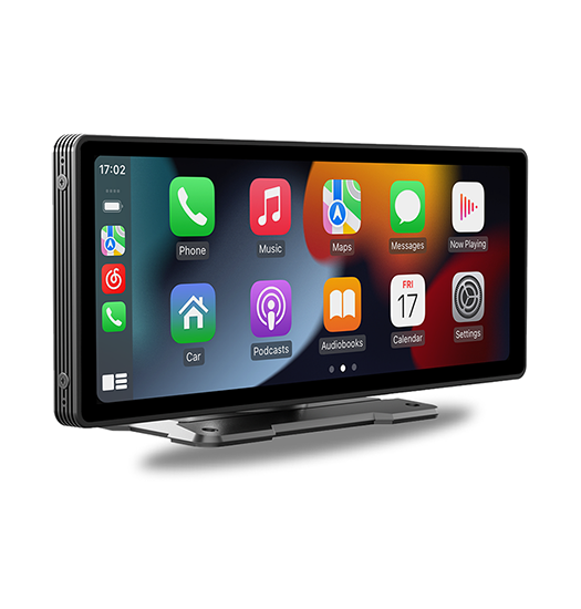 Ampquot Multimedia Trådløs Carplay Android Auto Touchskærm